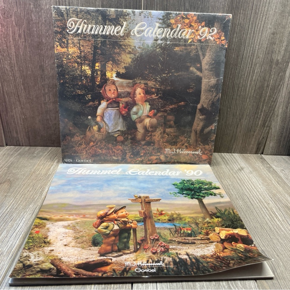 Vintage Collectible Hummel Calendar 1990(Used) & 1992 (NOS) Lot ARS Goebel